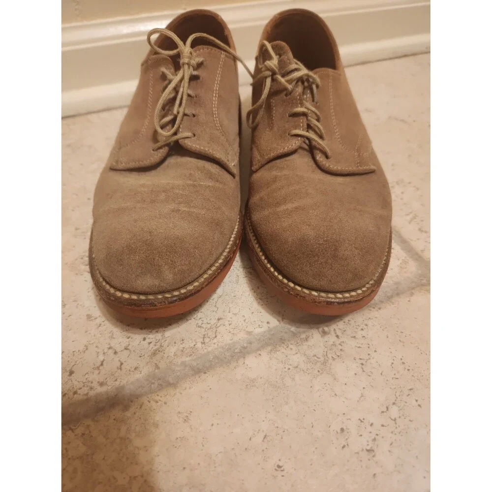L.L. Bean Men's Brown Suede Lace-Up Oxford Shoes Size 7